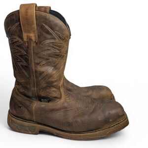 Irish Setter 83923 Marshall Men's 11" Size 11.5 Waterproof Soft Toe Pull-On Work